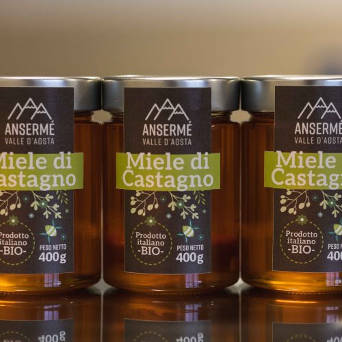 Miele BIO - Ansermé Valle d'Aosta - Tascapan castagno bio