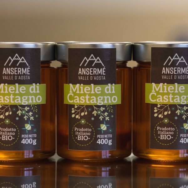 Miele BIO - Ansermé Valle d'Aosta - Tascapan castagno bio