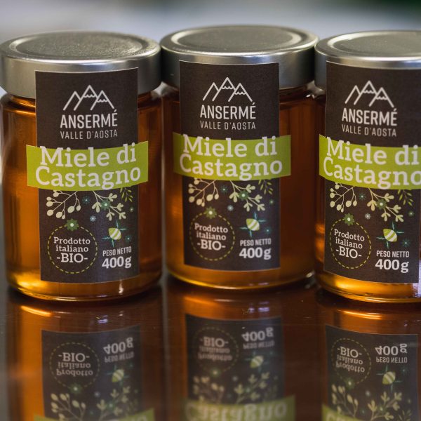 Miele BIO - Ansermé Valle d'Aosta - Tascapan castagno valdostano