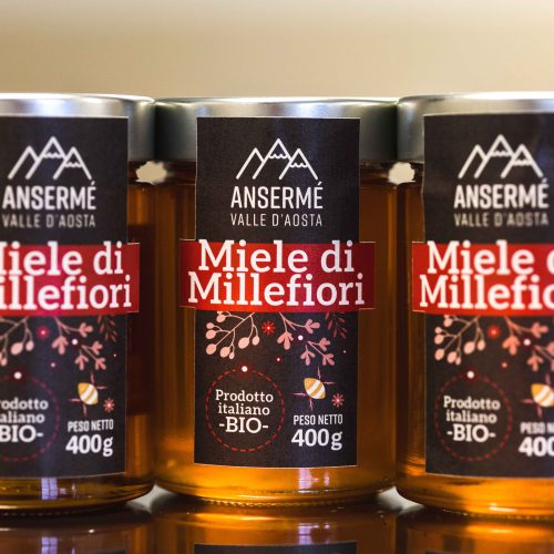 Miele BIO - Ansermé Valle d'Aosta - Tascapan millefiori bio