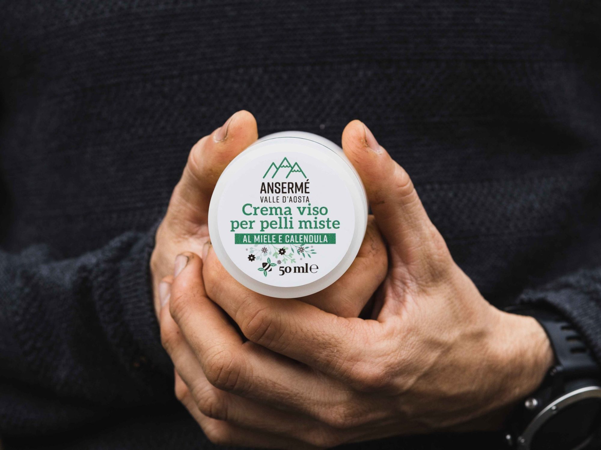 Crema Viso Valle d'Aosta con miele - Tascapan crema viso al miele
