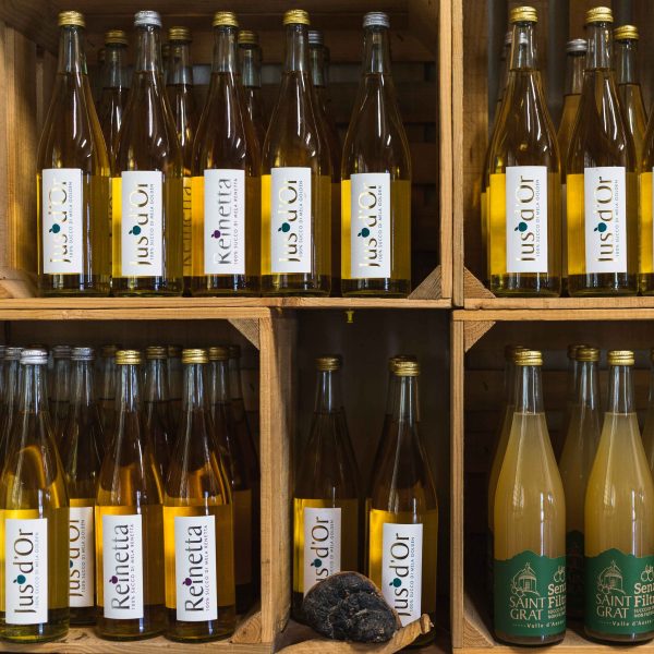 succhi di Mela jus d'or, reinetta e senza filtri