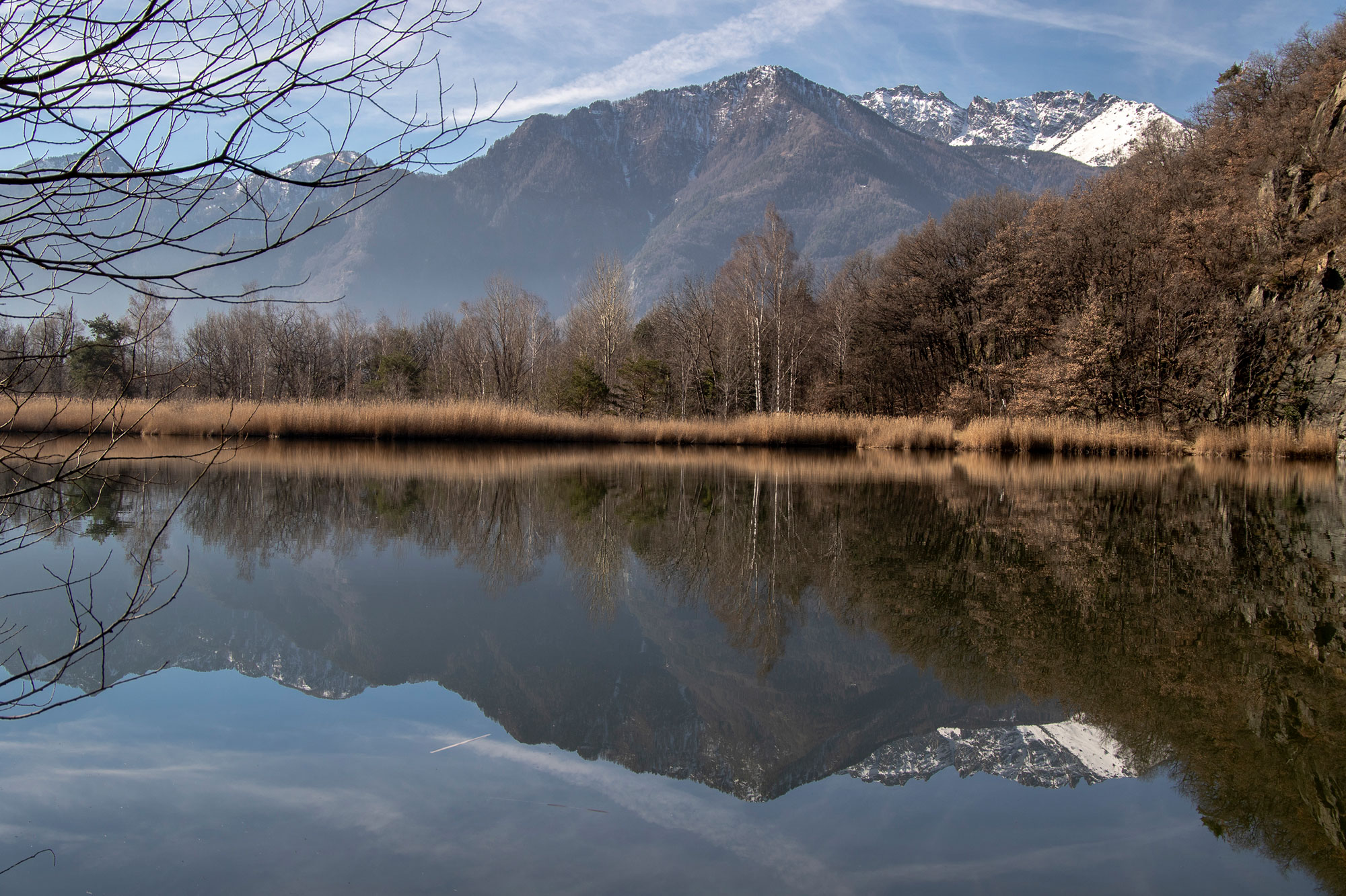 Lago di Villa Challand Saint-Victor Valle d'Aosta